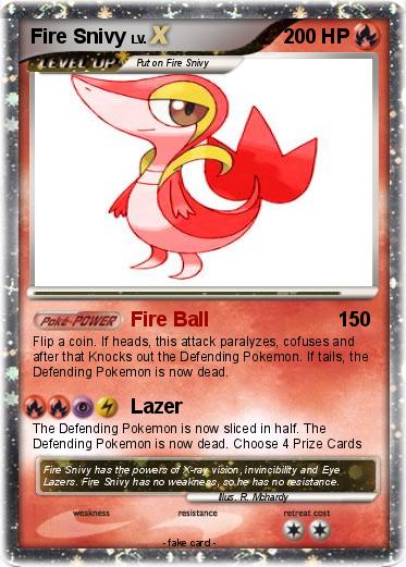 Pokemon Fire Snivy