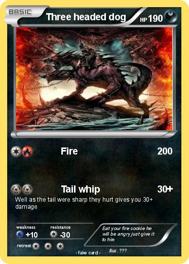Pokemon Three headed dog