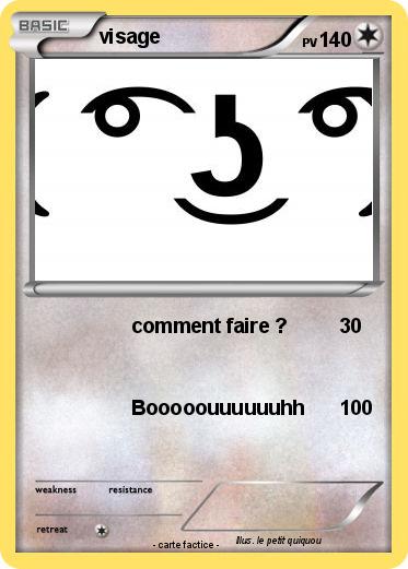Pokemon visage