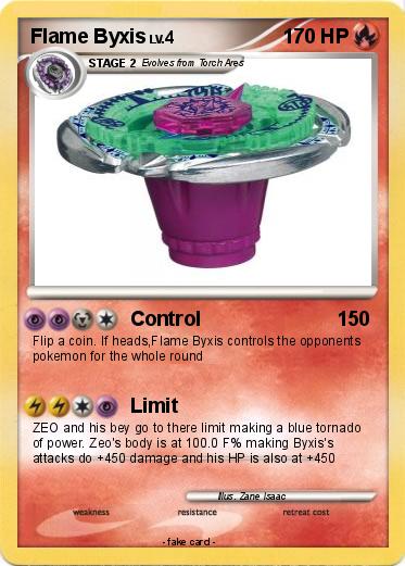 Pokemon Flame Byxis