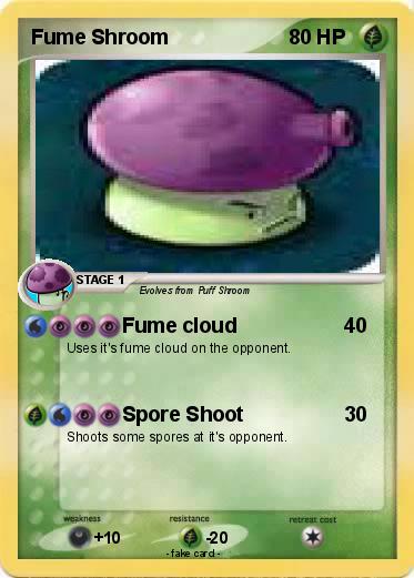 Pokemon Fume Shroom