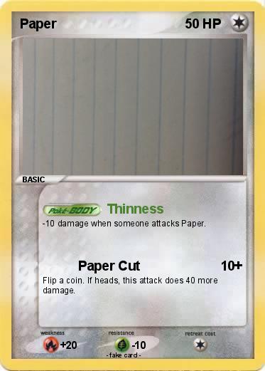 Pokemon Paper