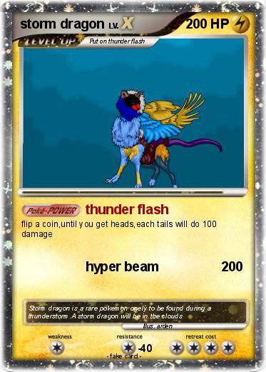 Pokemon storm dragon