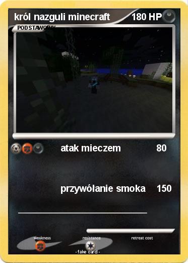 Pokemon król nazguli minecraft
