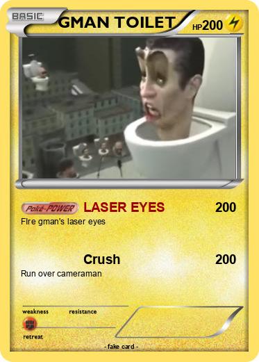 Pokemon GMAN TOILET