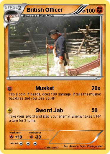 Pokemon British Officer