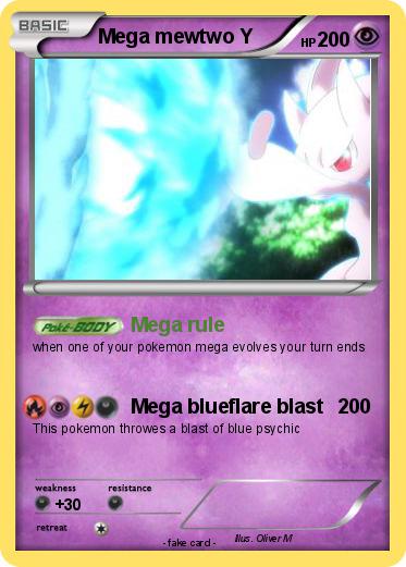 Pokemon Mega mewtwo Y