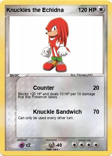 Pokemon Knuckles the Echidna