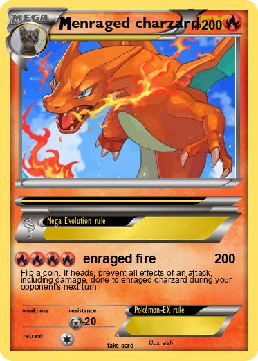 Pokemon enraged charzard