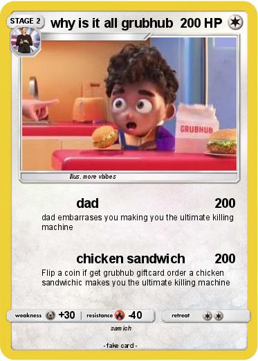 Pokemon why is it all grubhub