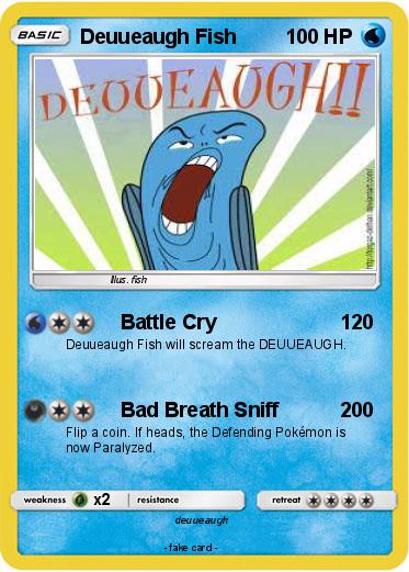 Pokemon Deuueaugh Fish