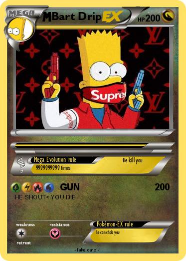 Pokemon Bart Drip