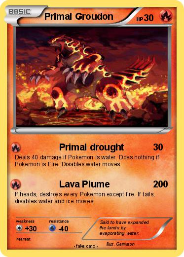 Pokemon Primal Groudon
