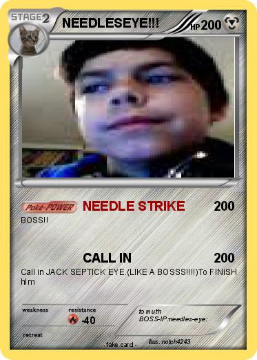 Pokemon NEEDLESEYE!!!