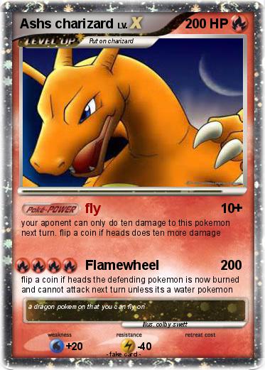 Pokemon Ashs charizard