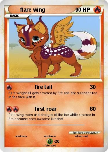 Pokemon flare wing