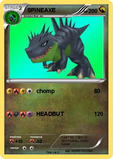 Pokemon SPINEAXE