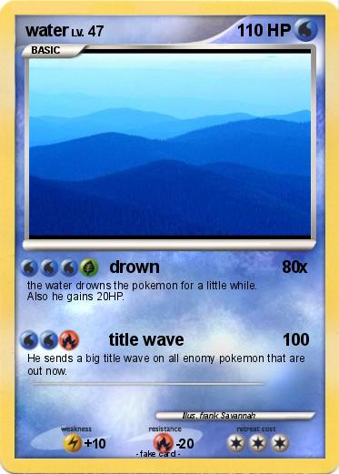 Pokemon water