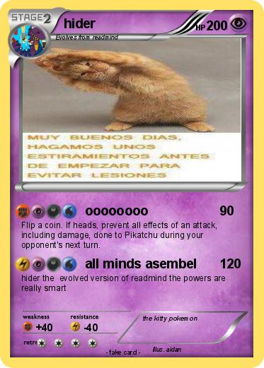 Pokemon hider
