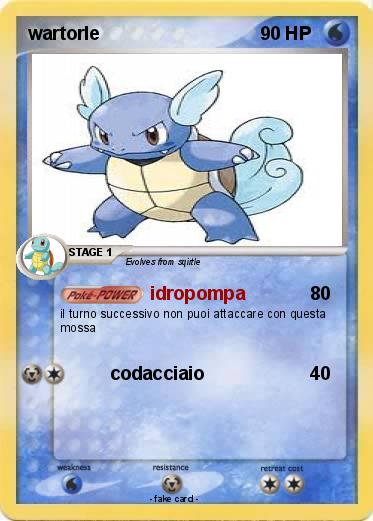Pokemon wartorle