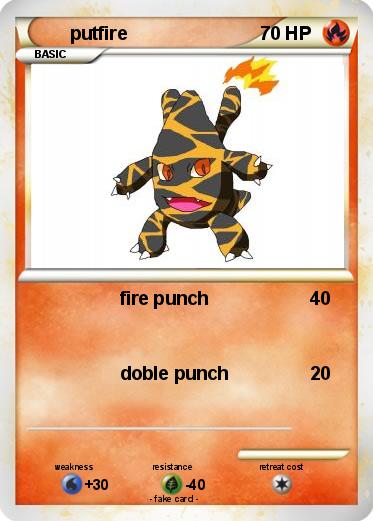 Pokemon putfire