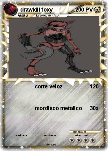 Pokemon drawkill foxy