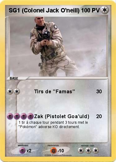 Pokemon SG1 (Colonel Jack O'neill)