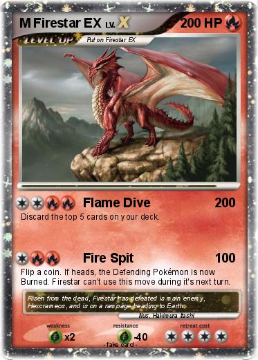 Pokemon M Firestar EX
