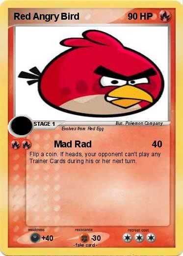 Pokemon Red Angry Bird