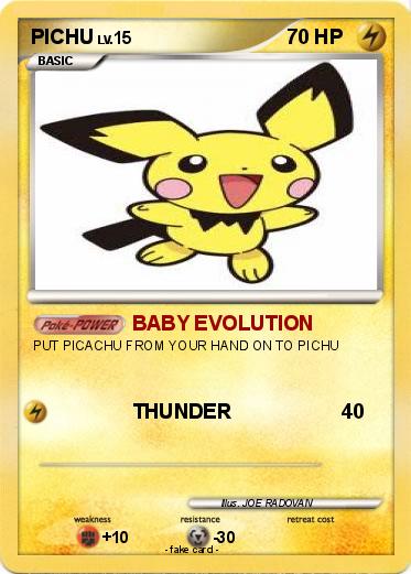 Pokemon PICHU