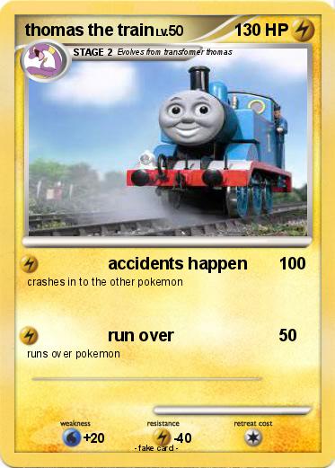 Pokemon thomas the train