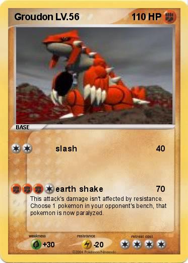 Pokemon Groudon LV.56
