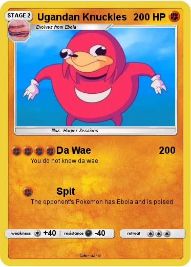 Pokemon Ugandan Knuckles