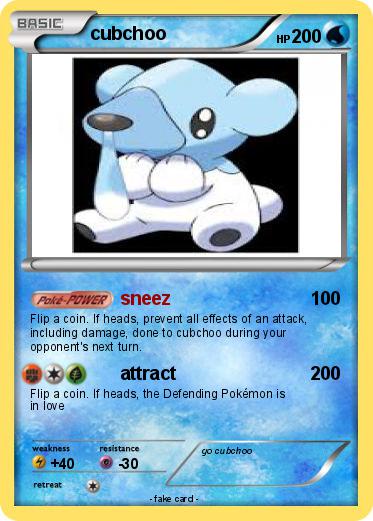 Pokemon cubchoo