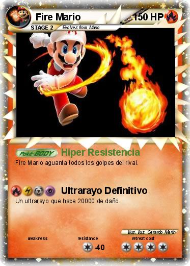 Pokemon Fire Mario