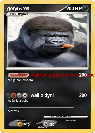 Pokemon goryl