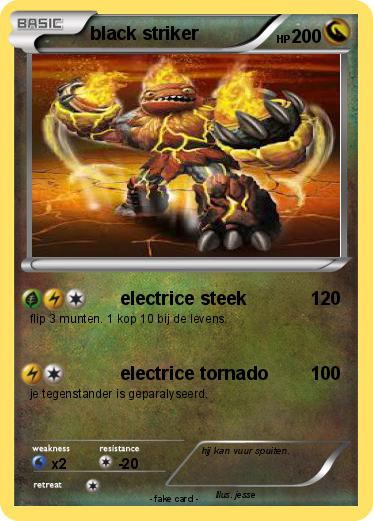 Pokemon black striker