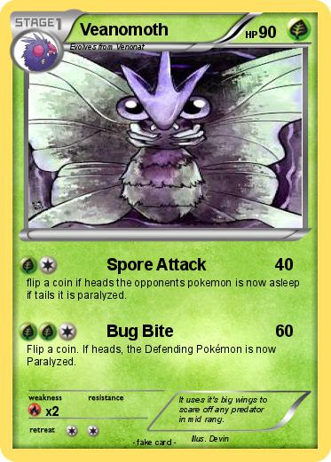 Pokemon Veanomoth