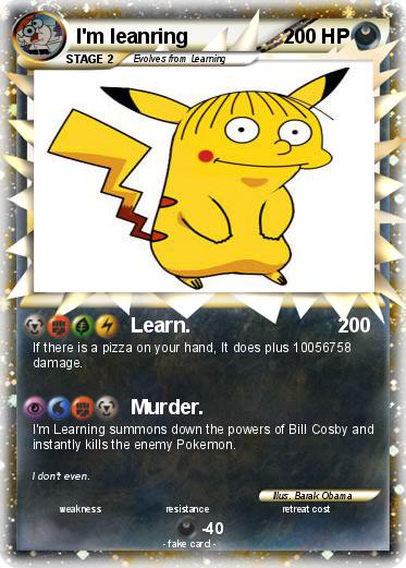 Pokemon I'm leanring
