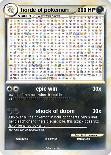Pokemon horde of pokemon