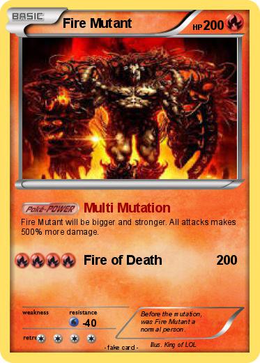 Pokemon Fire Mutant