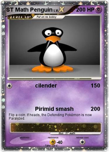 Pokemon ST Math Penguin