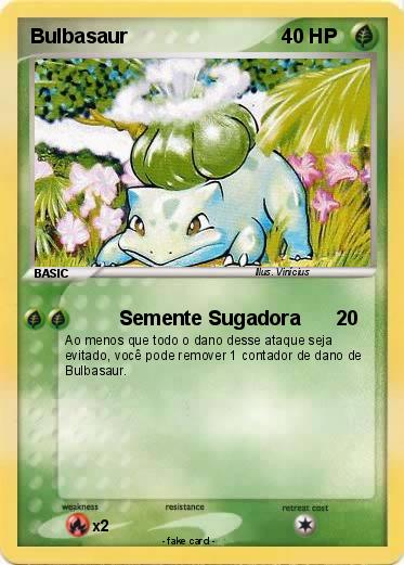 Pokemon Bulbasaur