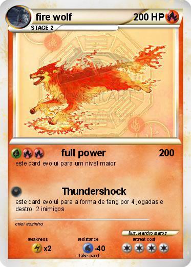 Pokemon fire wolf