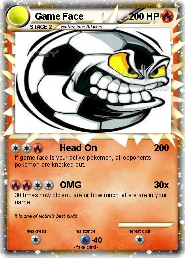 Pokemon Game Face