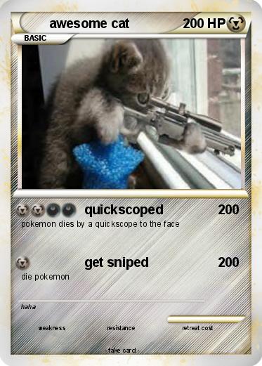 Pokemon awesome cat