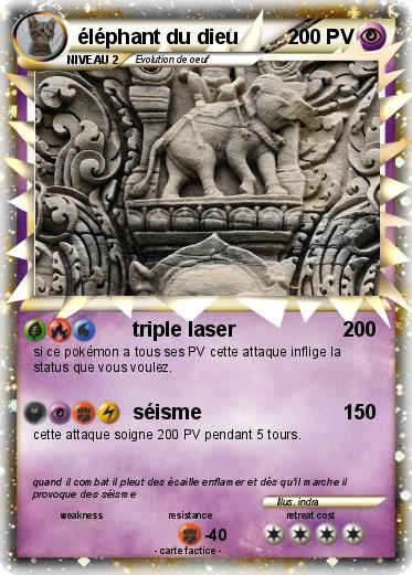 Pokemon éléphant du dieu