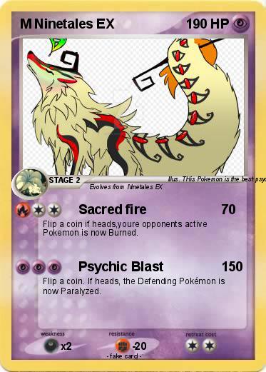 Pokemon M Ninetales EX