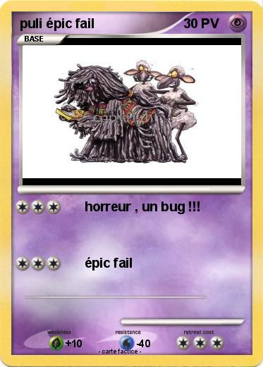 Pokemon puli épic fail