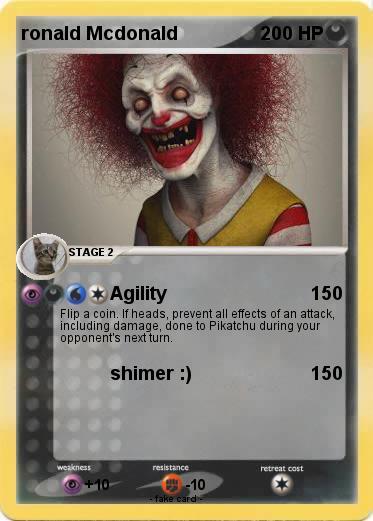 Pokemon ronald Mcdonald